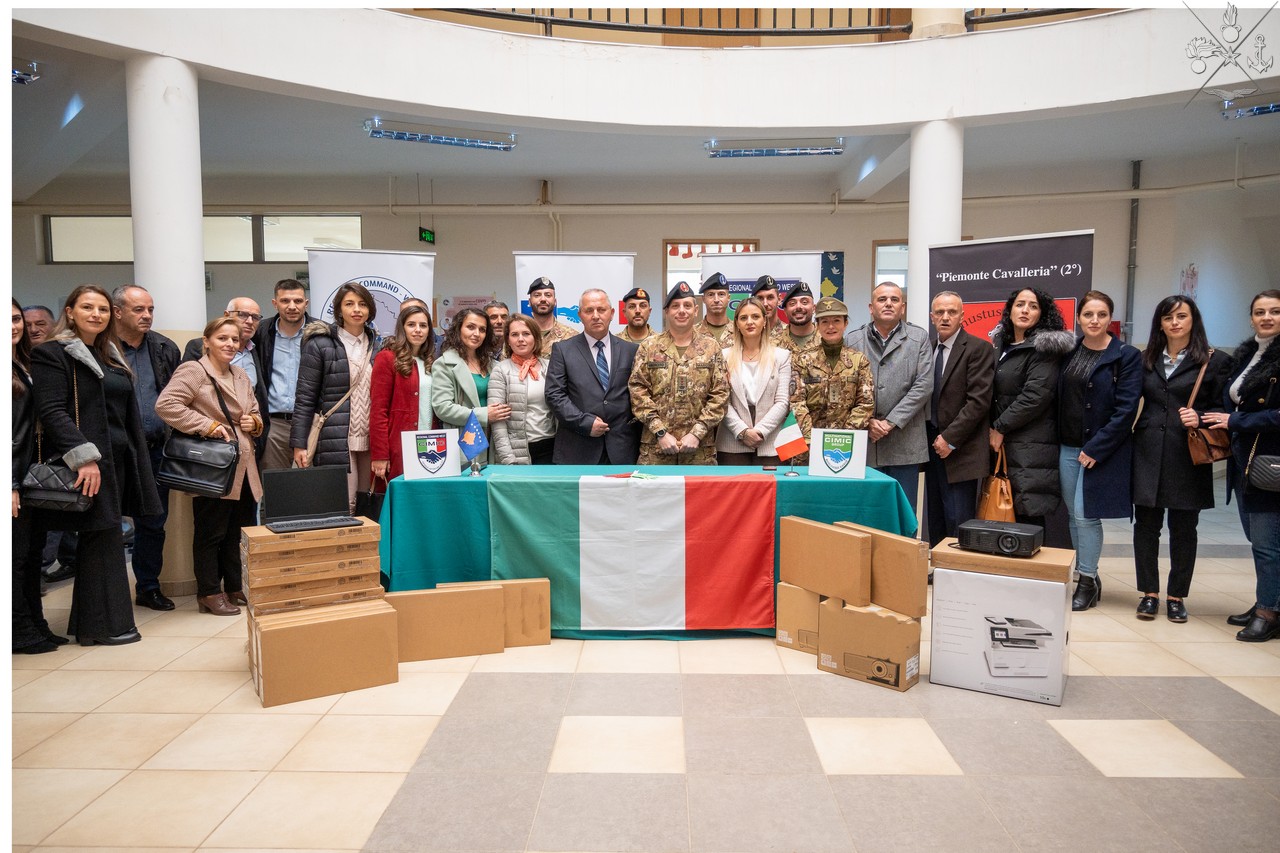 Kosovo: donazione CIMIC nella Municipalità di Malishevo