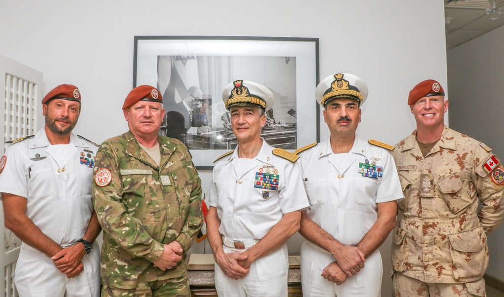 Il Comandante in Capo della Squadra Navale in visita alla MFO nel Sinai