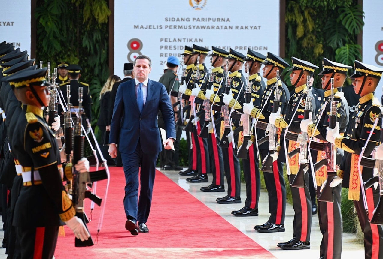 Il SSSD Perego alla cerimonia di insediamento del Presidente della Repubblica di Indonesia