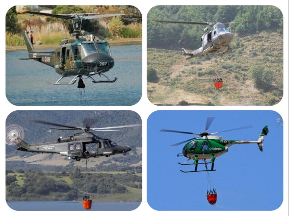 Difesa: elicotteri delle Forze Armate per l’emergenza incendi