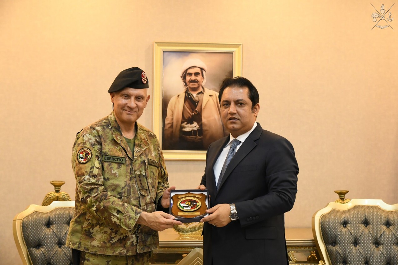 Incontro tra il Comandante dell'Italian Contingent Command Land ed il Ministro dell'Istruzione della Regione autonoma del Kurdistan