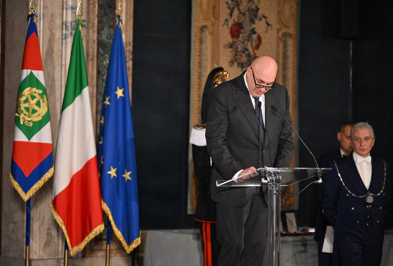 Cerimonia di consegna delle decorazioni dell'Ordine Militare d'Italia