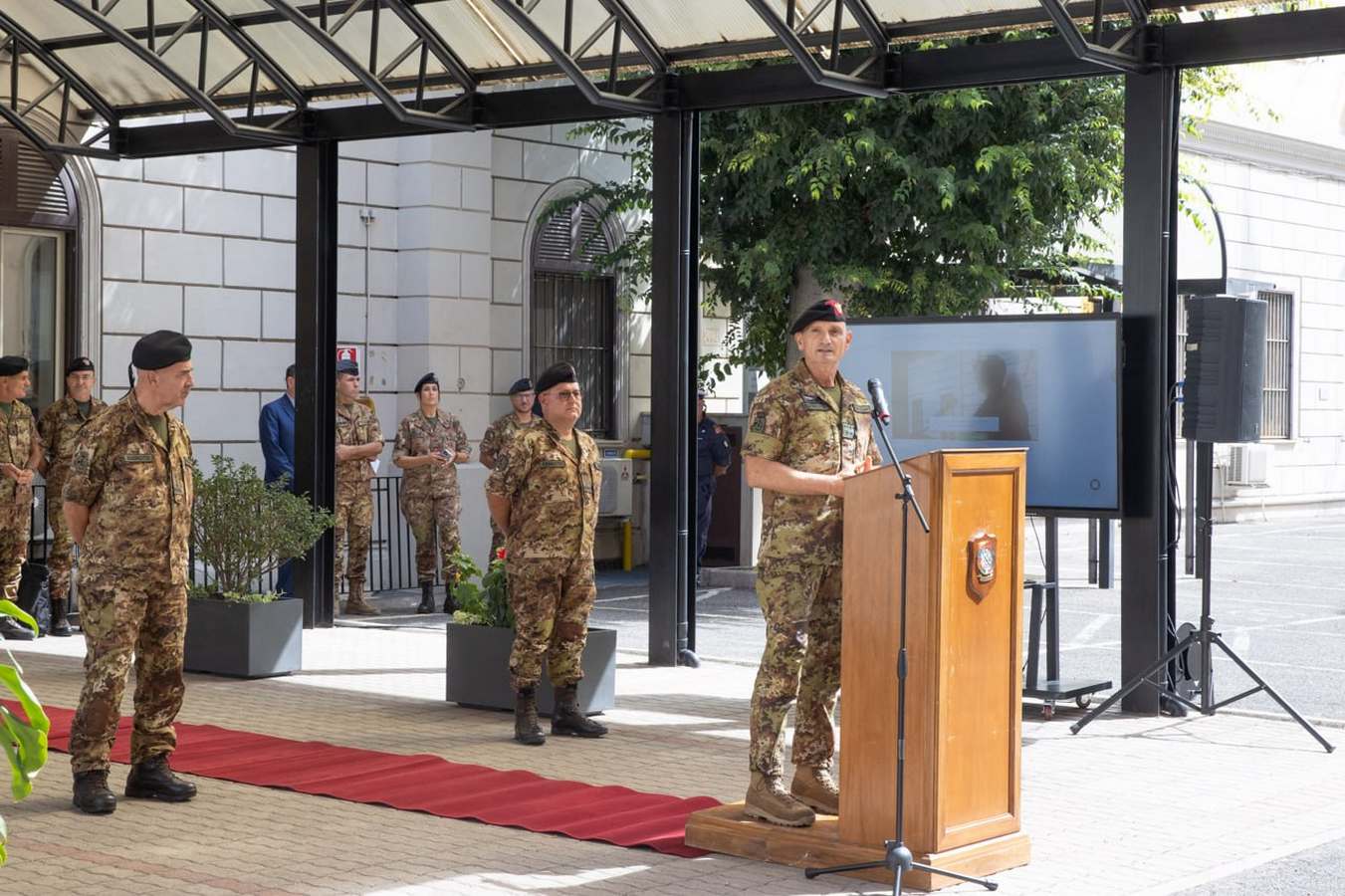 Visita del Capo di Stato Maggiore della Difesa, Gen. Luciano Portolano al Centro Unico Stipendiale Interforze