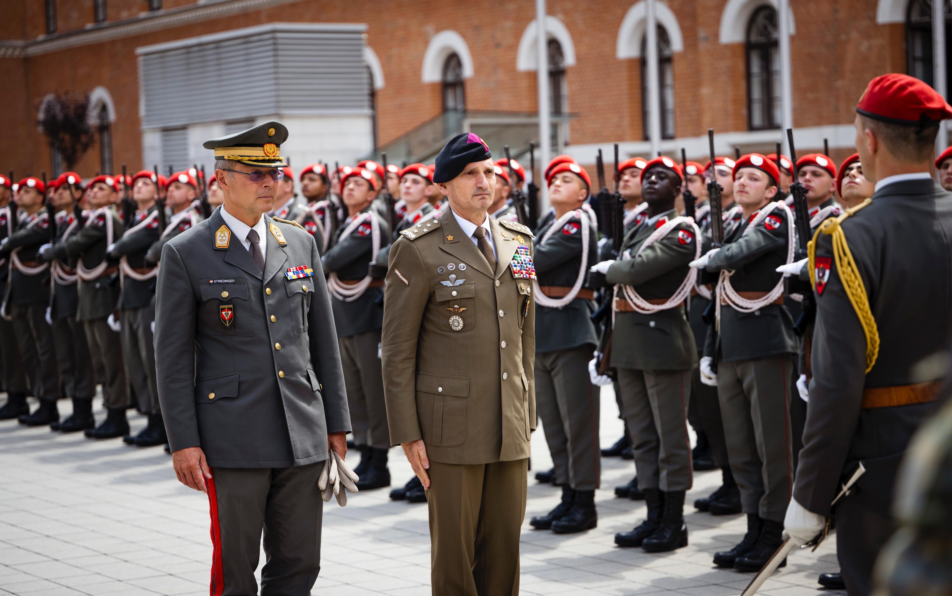 Difesa: conclusa la visita istituzionale in Austria del Generale Portolano Difesa: conclusa la visita istituzionale in Austria del Generale Portolano
