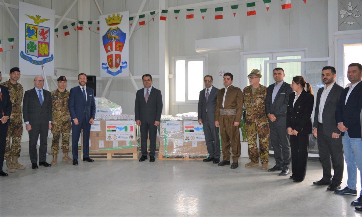 Consegnato materiale sanitario al Ministero della Salute del Kurdistan iracheno Consegnato materiale sanitario al Ministero della Salute del Kurdistan iracheno