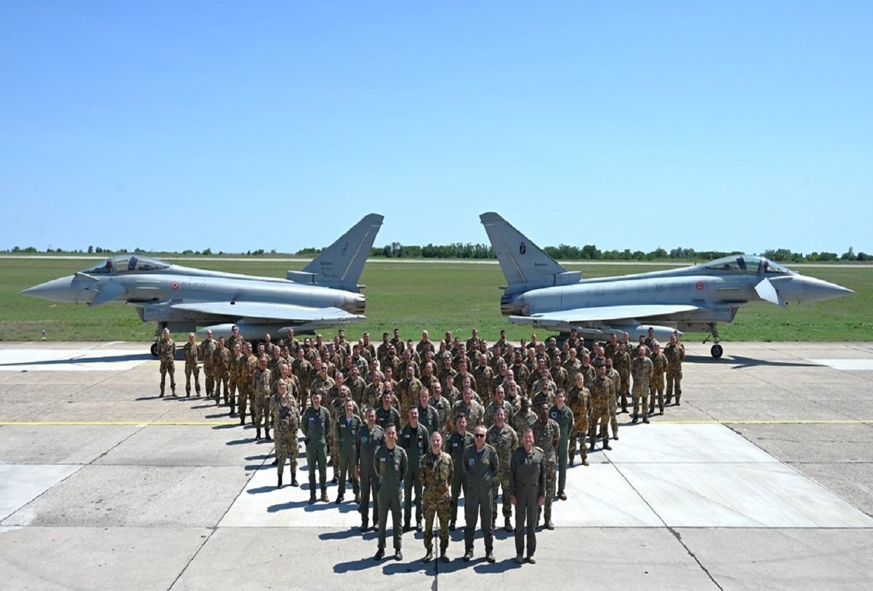 The Italian contribution to the air policing mission over Romanian airspace has concluded