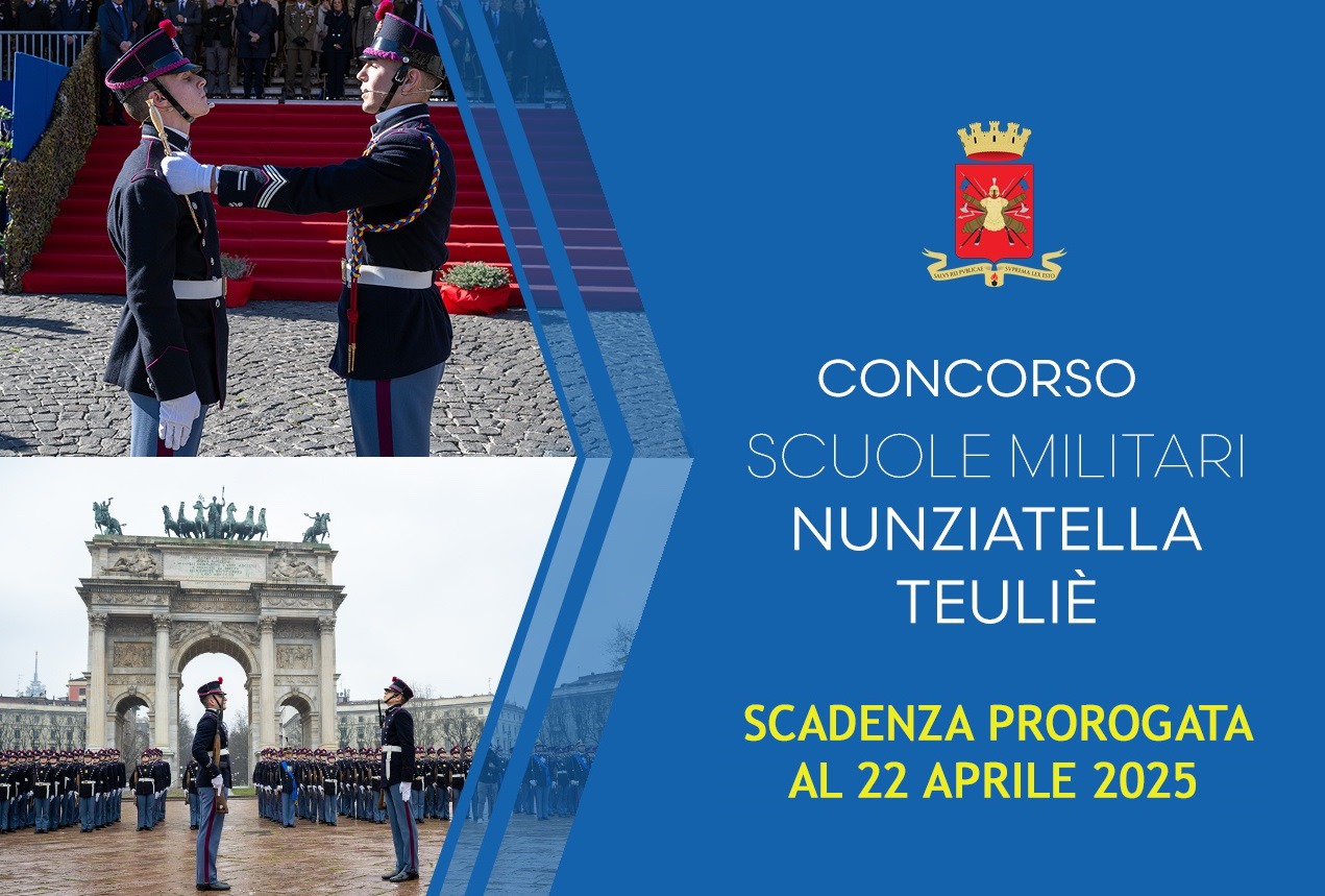 Concorso per l’ammissione alle Scuole Militari dell’Esercito Concorso per l’ammissione alle Scuole Militari dell’Esercito
