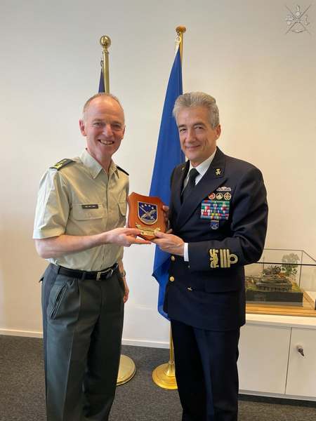 Il COM EUROMARFOR in visita presso gli organismi dell’Unione Europea e della NATO