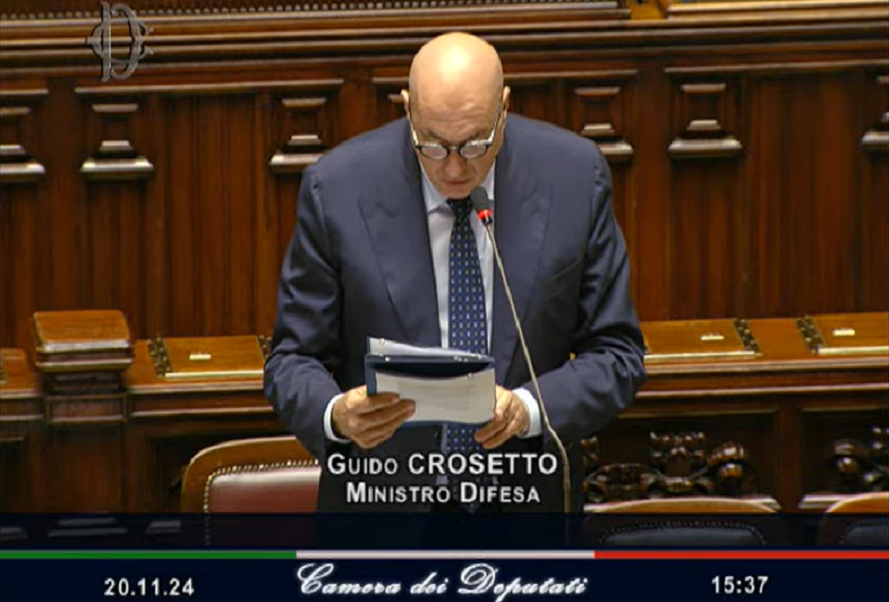 Minister Crosetto’s hearing before the Chambers of Deputies