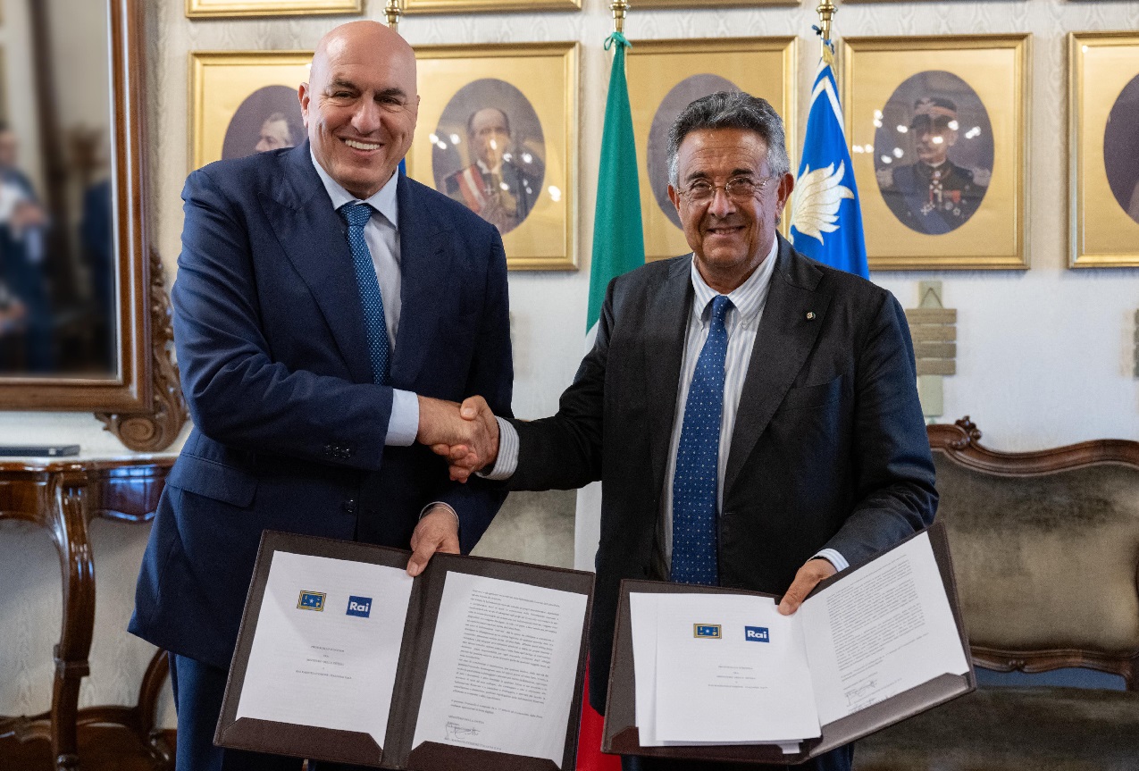 DIFESA E RAI: SOTTOSCRITTO ACCORDO DI COLLABORAZIONE ISTITUZIONALE