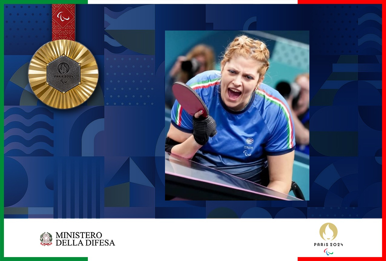 Giochi Paralimpici di Parigi: medaglia d'oro nel tennistavolo