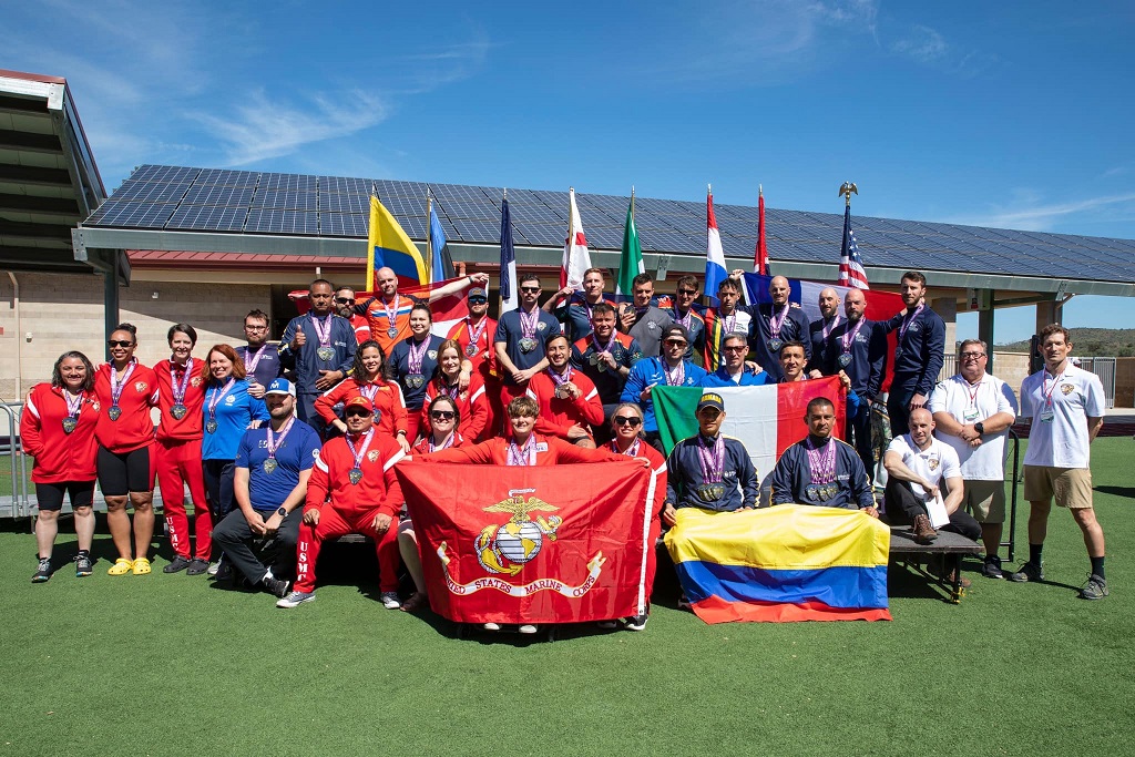 Cerimonia di chiusura dei Marine Corps Trials