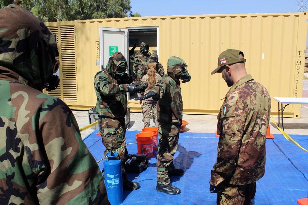 Libano, MIBIL conclude addestramento CBRN con le Lebanese Armed Forces