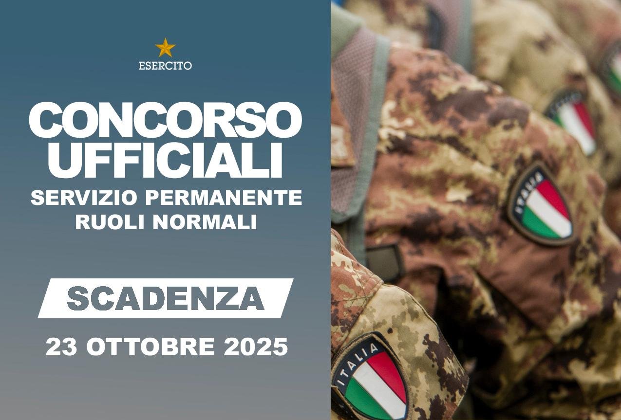 Concorso per Tenenti dell’Esercito Italiano Concorso per Tenenti dell’Esercito Italiano