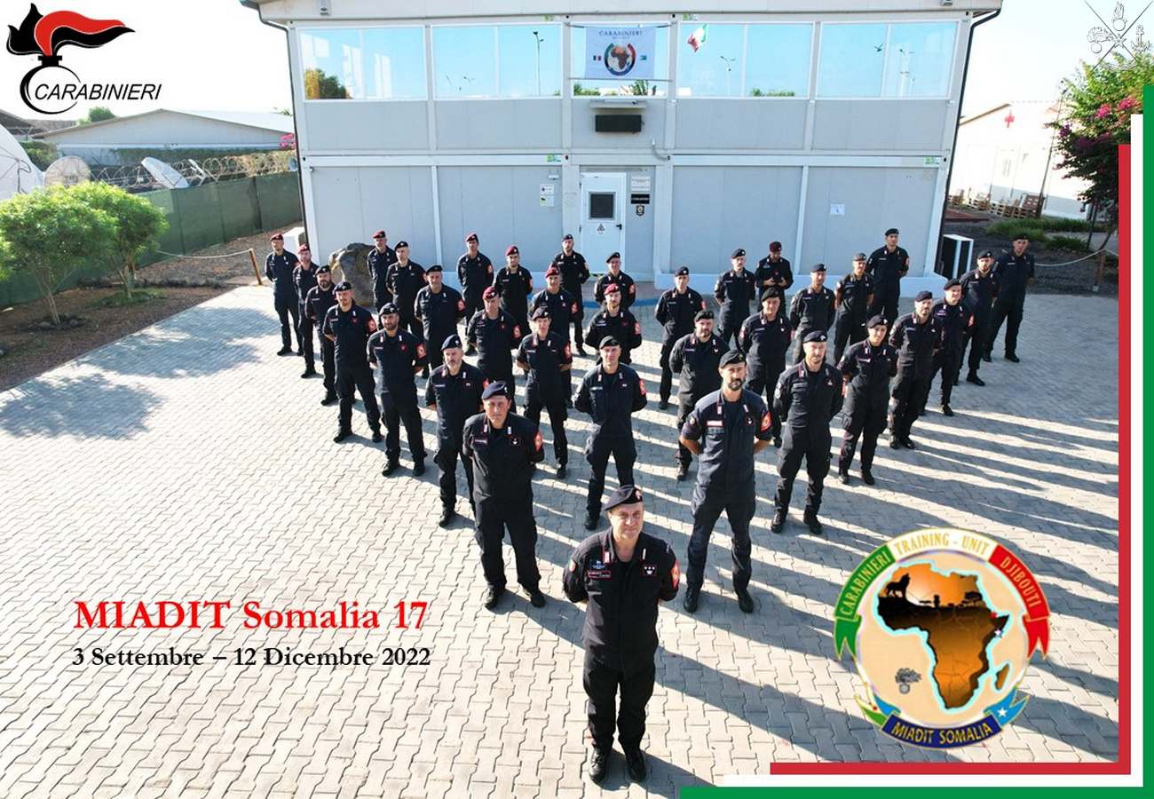 Gibuti: terminata la missione MIADIT Somalia 17