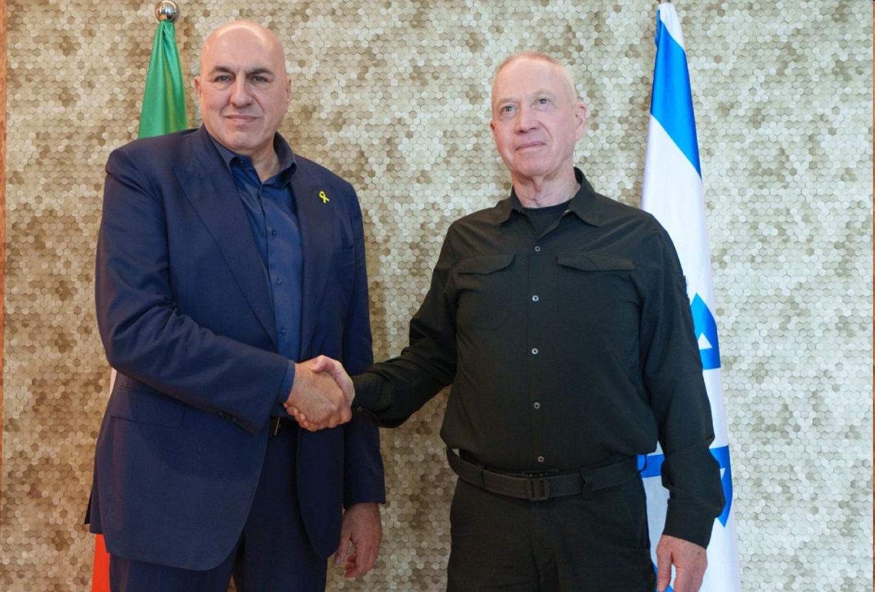 IL MINISTRO CROSETTO IN ISRAELE PER INCONTRO CON IL MINISTRO DELLA DIFESA YOAV GALLANT