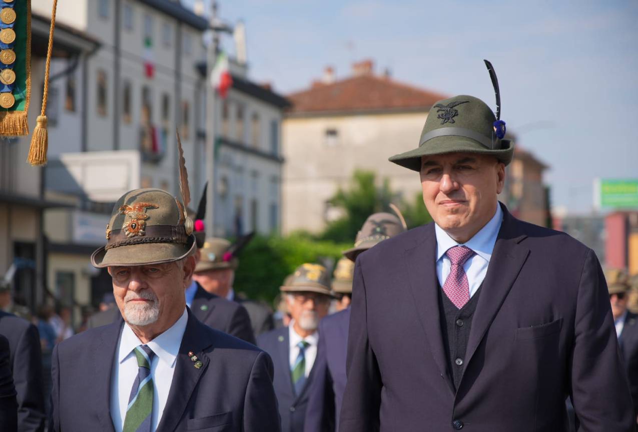 Il Ministro della Difesa, Guido Crosetto partecipa oggi a Vicenza alla 95ª Adunata nazionale degli Alpini