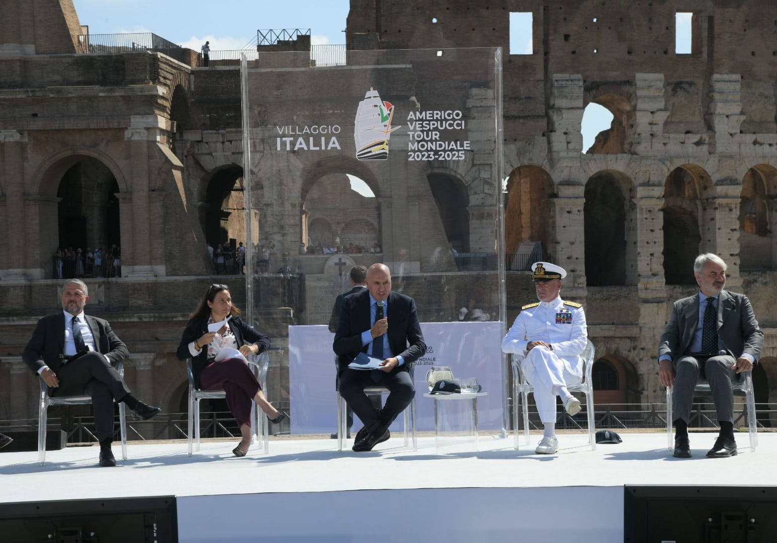 Il Ministro Guido Crosetto alla presentazione dei risultati del progetto 