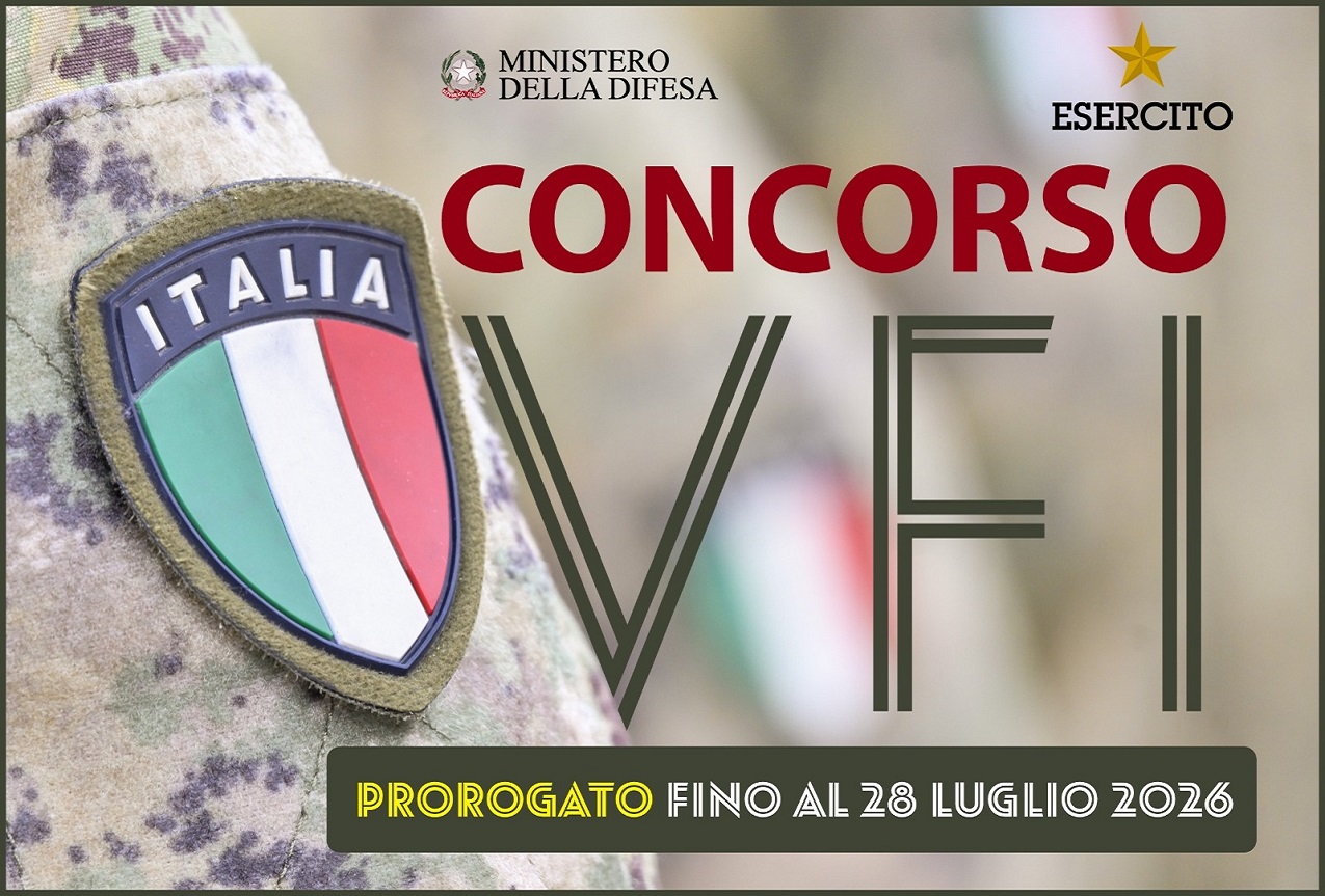 Concorso per Volontari in ferma iniziale nell'Esercito Italiano