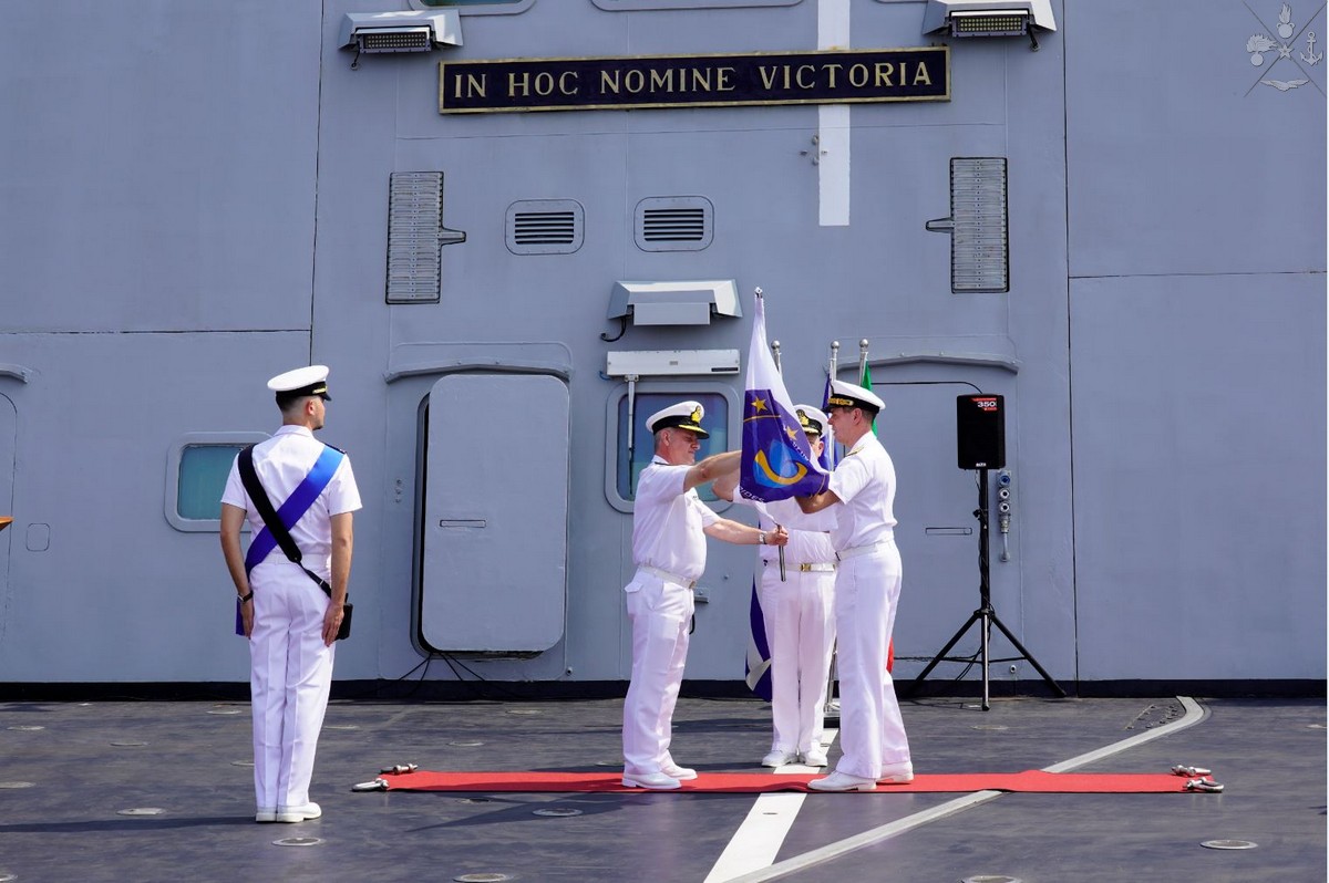 Operazione ASPIDES: a bordo della fregata “Luigi Rizzo” il passaggio di consegne della forza navale
