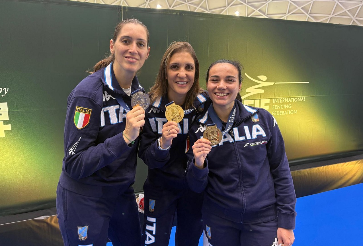 Oro nella Coppa del Mondo di scherma in Giappone