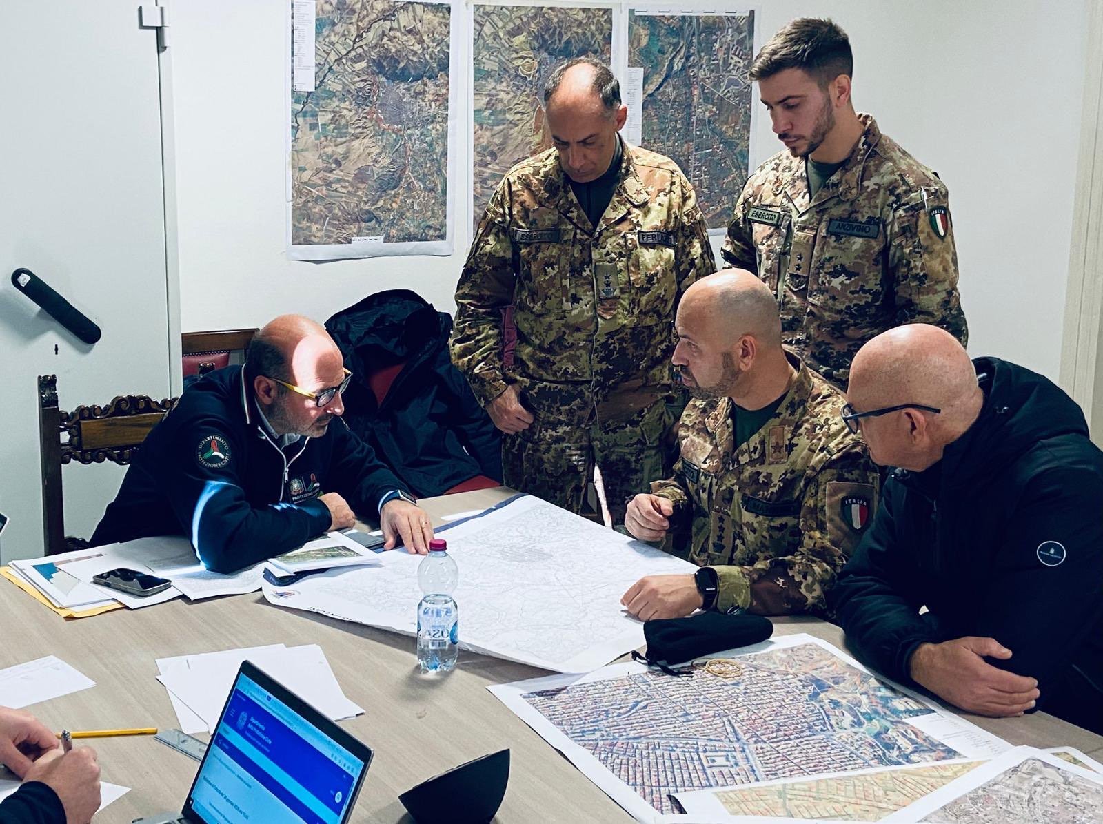 La Difesa per l'emergenza frana a Niscemi