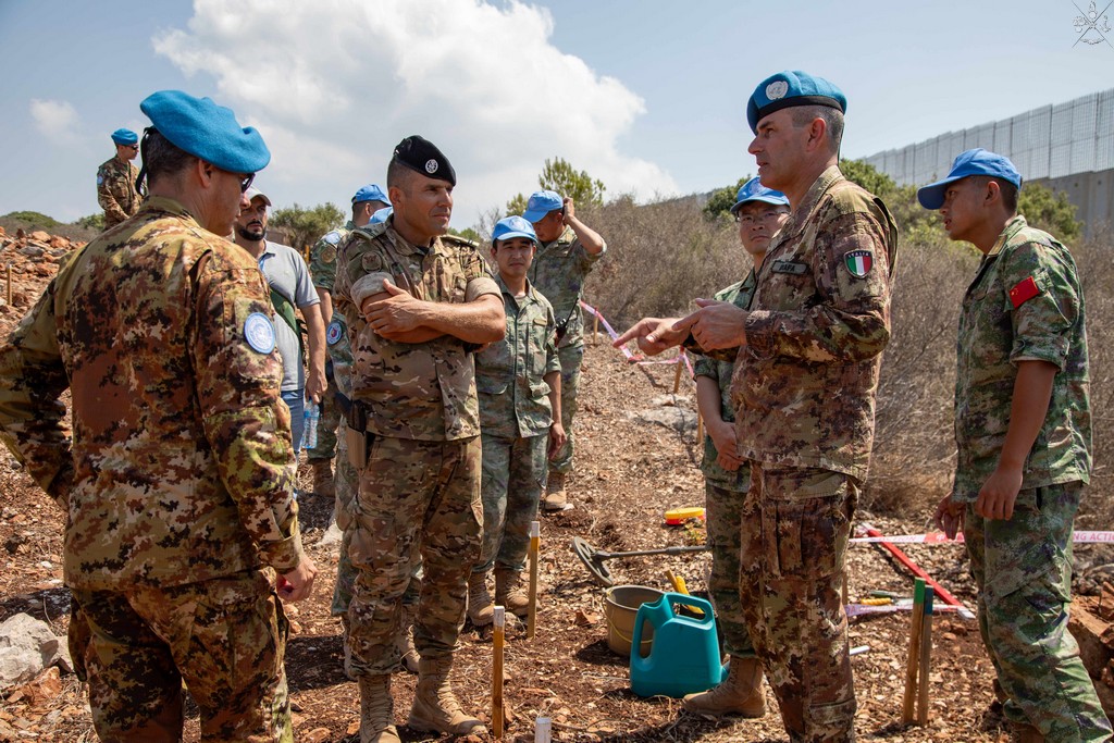 Missione UNIFIL, bonifica sulla Blue Line