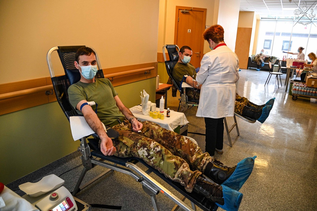 eFP LATVIA: donazione di sangue in favore della comunità locale