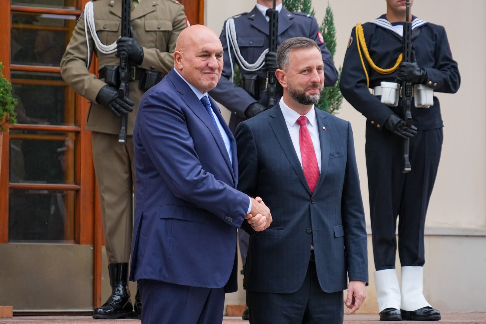 Le ministre Crosetto avec son homologue polonais Kosiniak-Kamysz