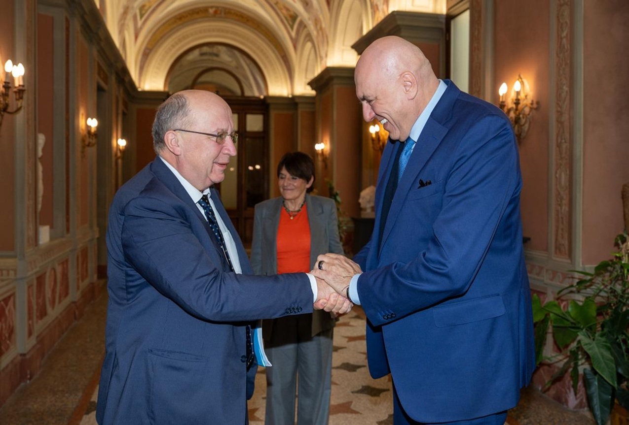 Minister Crosetto meets the European Commissioner for Defence and Space Kubilius