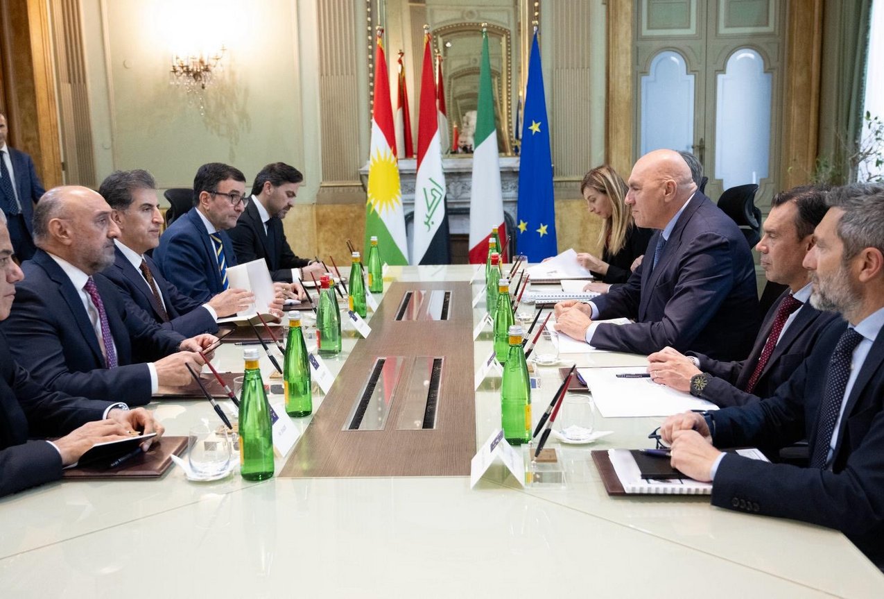 Le Ministre Crosetto rencontre le Président de la Région autonome du Kurdistan
