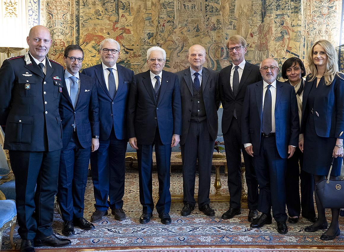 Visita della delegazione del Consiglio della Magistratura militare al Presidente della Repubblica Visita della delegazione del Consiglio della Magistratura militare al Presidente della Repubblica