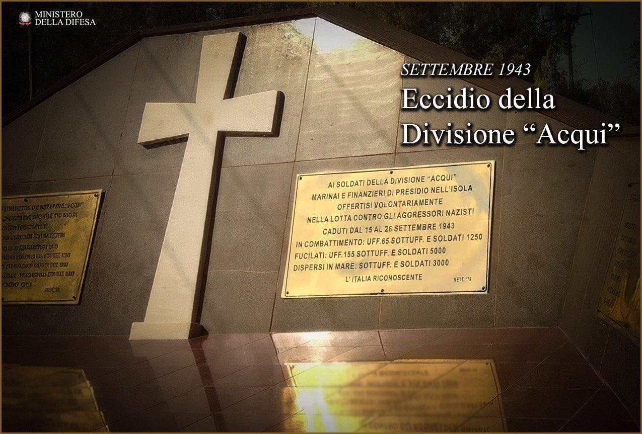 Eccidio della Divisione “Acqui” a Cefalonia e Corfù