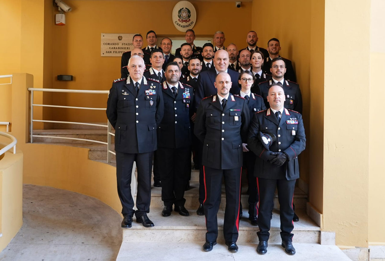 Visita alla Caserma San Filippo Neri Visita alla Caserma San Filippo Neri