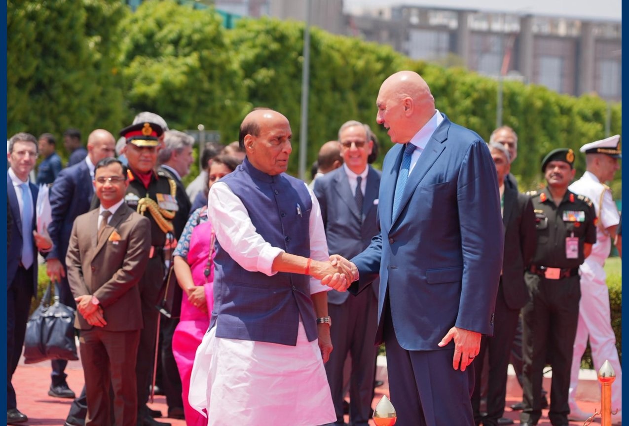 Visite officielle du ministre Crosetto en Inde