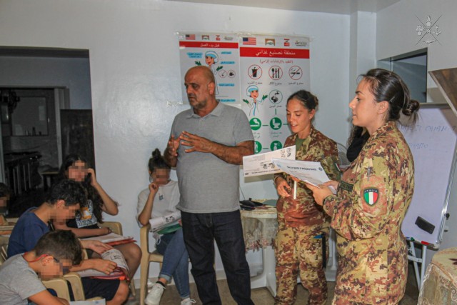 UNIFIL corso di italiano presso Sector West