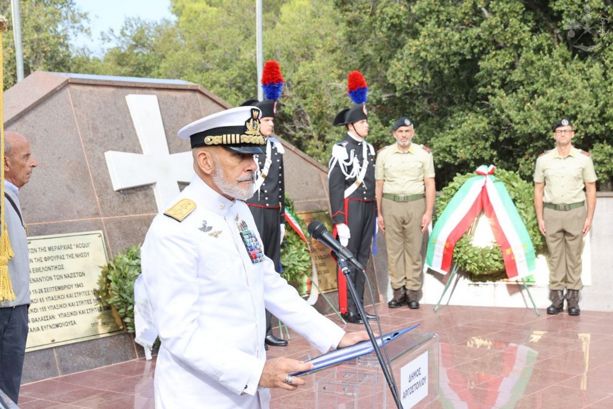 Cefalonia: commemorazione dell’80° anniversario dell'eccidio dei militari italiani