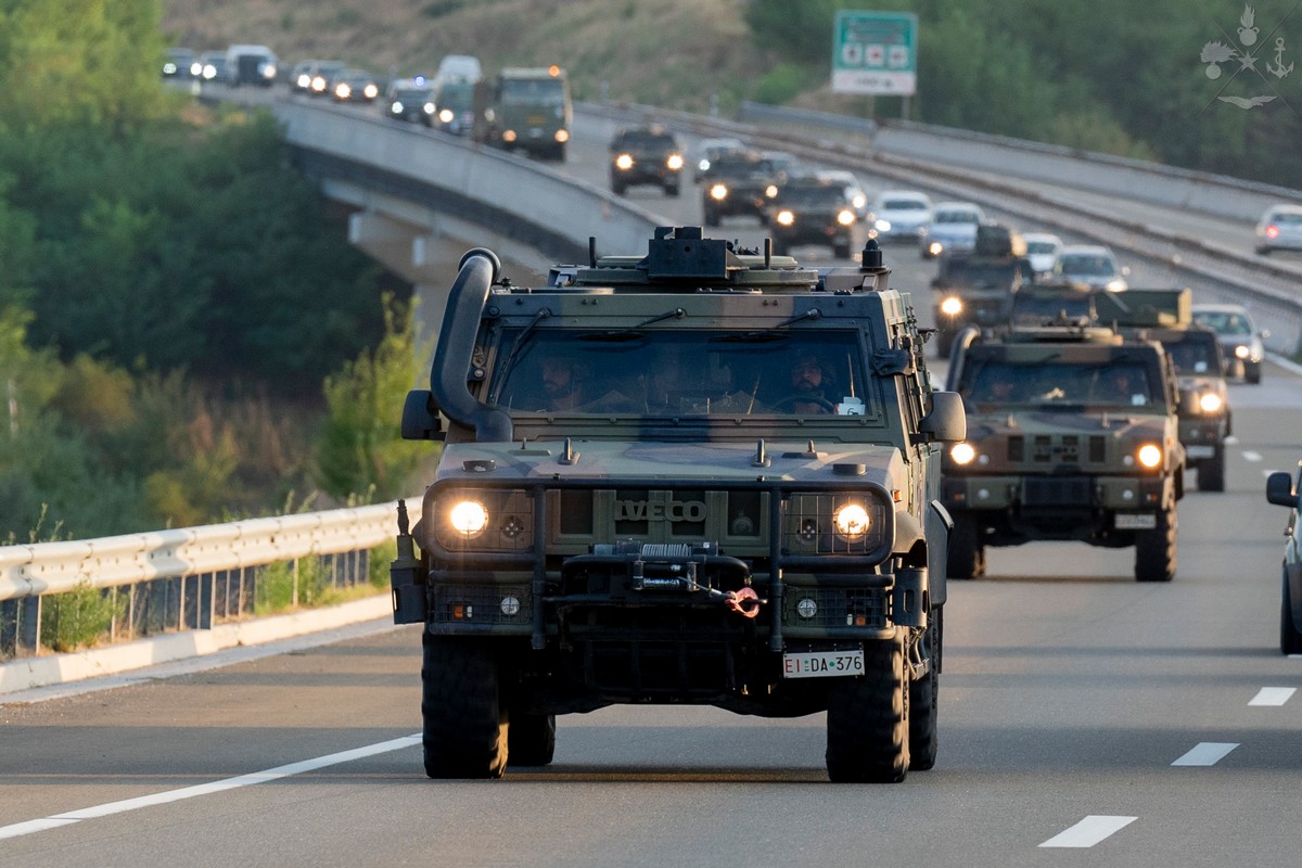 Giunte in Kosovo forze operative di riserva italiane in rinforzo alla KFOR