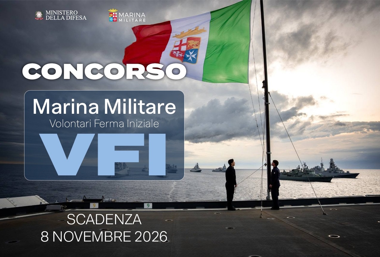 Concorso per Volontari in ferma iniziale nella Marina Militare