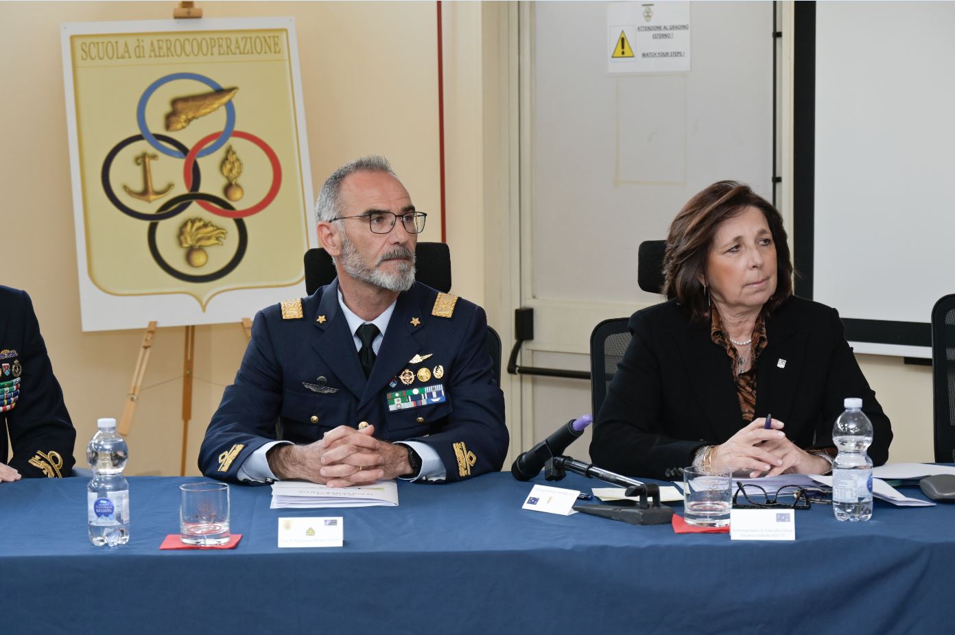 SSSD Sen RAUTI e Gen.B. Rizzo all'inaugurazione del 4° Corso IAS