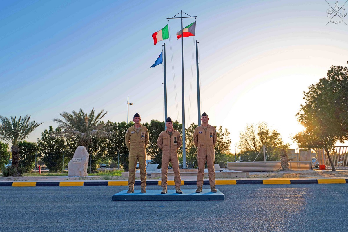 Cambio al comando dell’Italian National Contingent Command Air Task Force Air Kuwait Cambio al comando dell’Italian National Contingent Command Air Task Force Air Kuwait