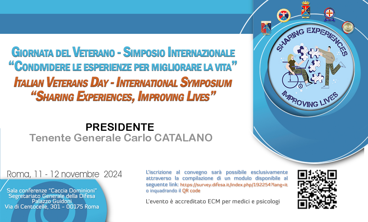 “Sharing Experiences, Improving Lives”. I Veterani protagonisti al I Simposio Internazionale