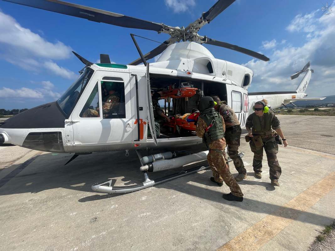 Libano: prosegue l’attivita’ di supporto sanitario degli elicotteri italiani di UNIFIL