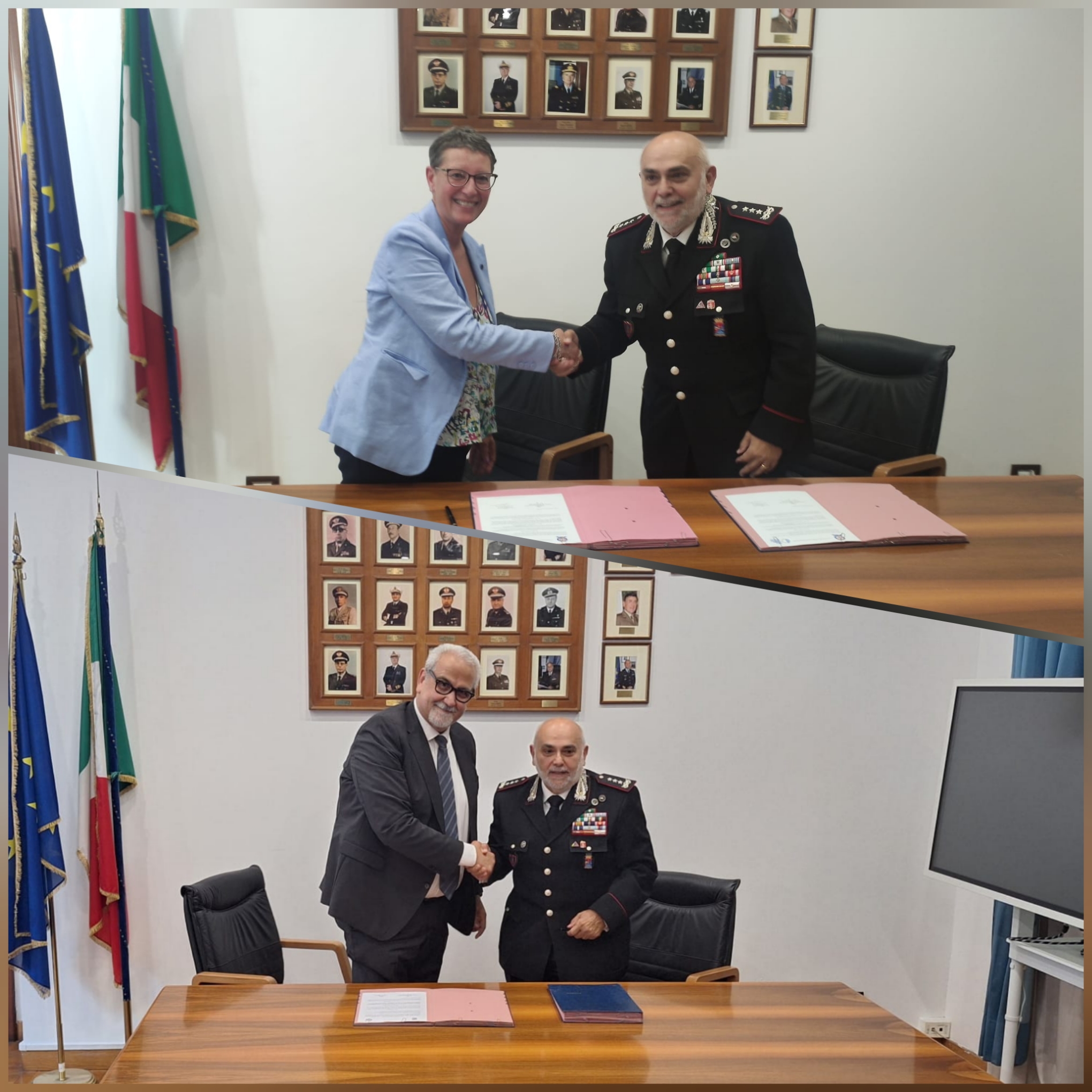 La firma dell'accordo