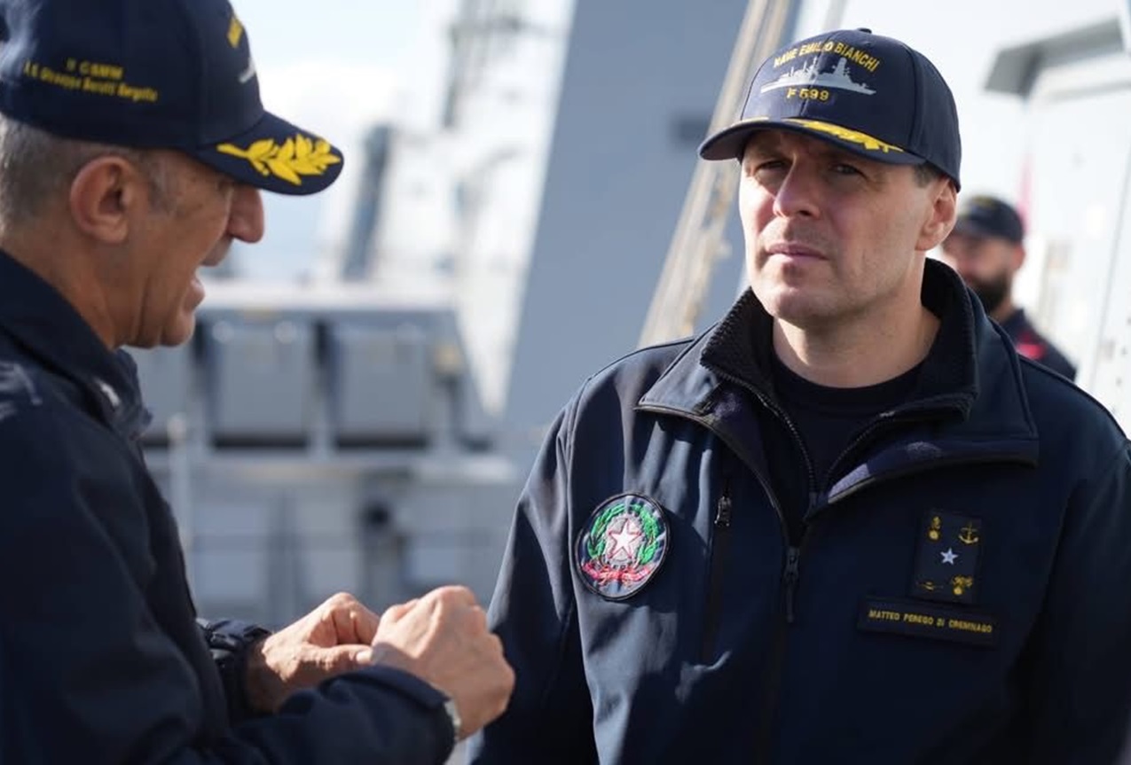 Sottosegretario Perego visita Nave Emilio Bianchi della Marina Militare