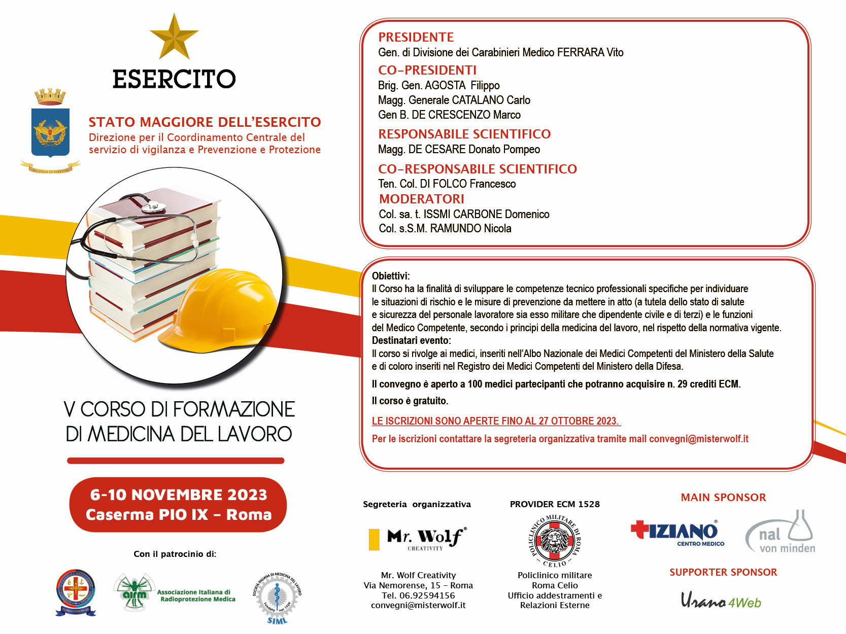 Corso medicina del Lavoro