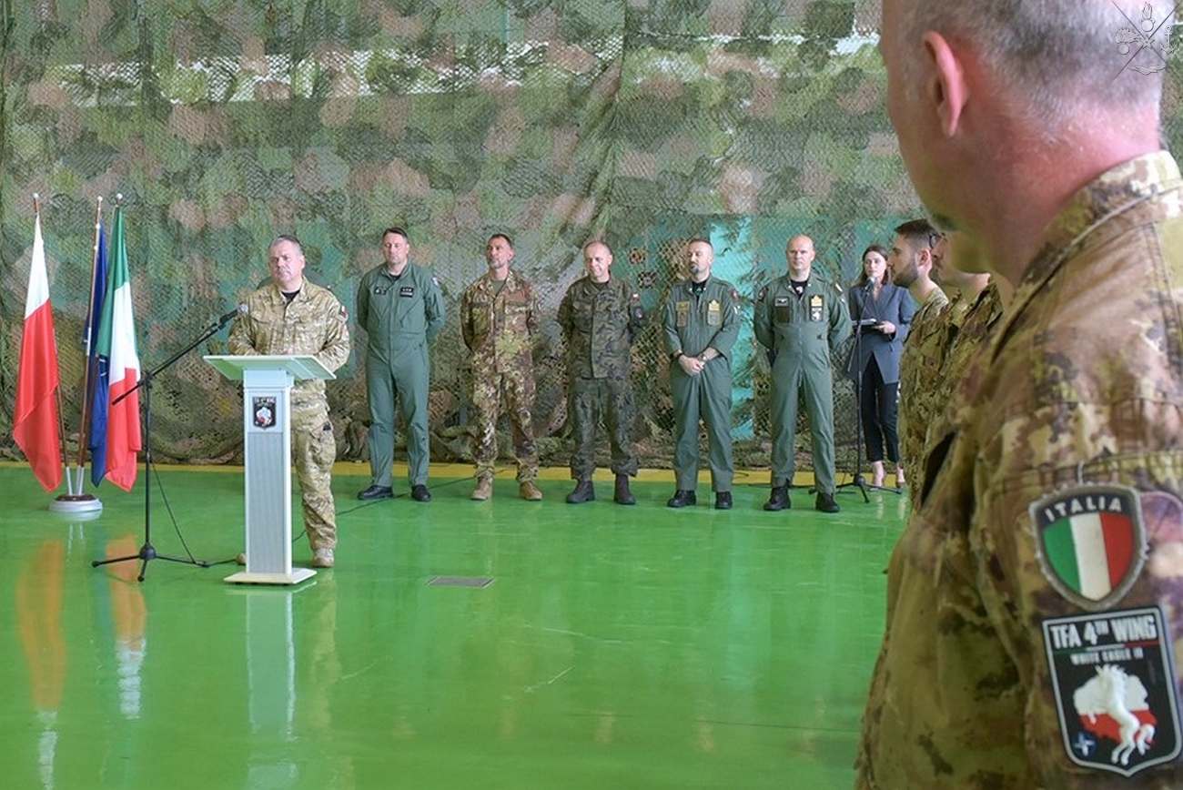 Il Capo di Stato Maggiore della Difesa polacco in visita alla TFA 4th Wing