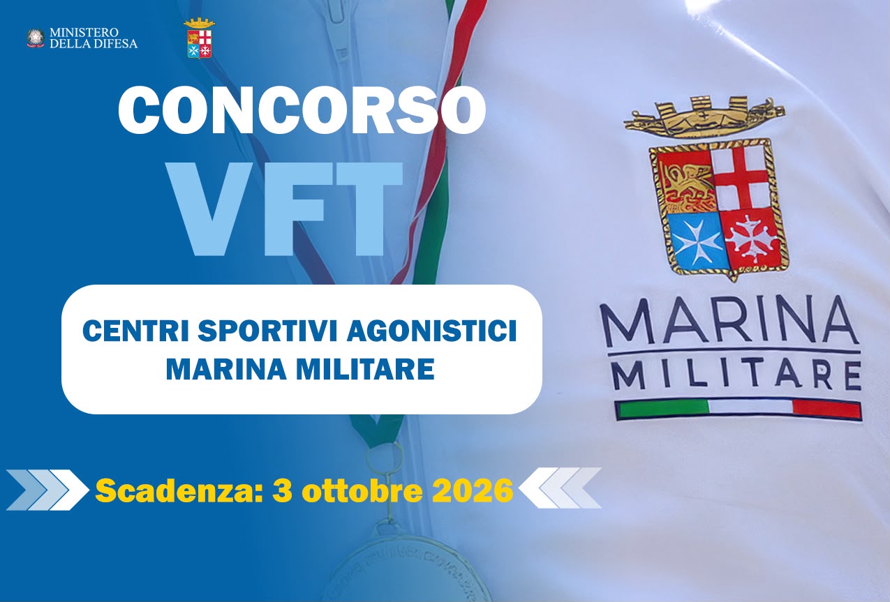 Concorso per atleti dei Centri sportivi agonistici della Marina Militare