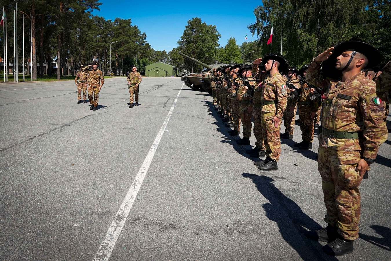 Cambio al comando del Task Group Baltic in Lettonia