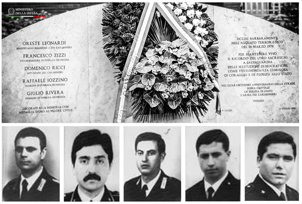 16th March 1978: Kidnapping of Aldo Moro and murder of 5 security officers 16th March 1978: Kidnapping of Aldo Moro and murder of 5 security officers